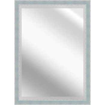 Portrait Blue Bevelled Mirror - 84cm x 59cm